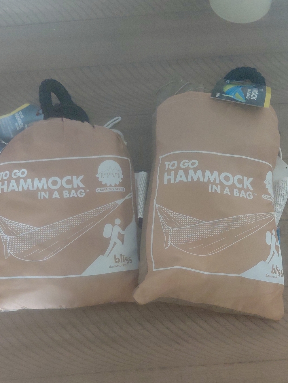 Two Bliss To Go Hammock in a Bag - Tan